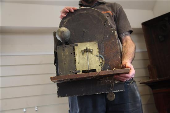 Martin Shreiner of Lancaster. A Federal American mahogany eight day longcase clock, H.9ft